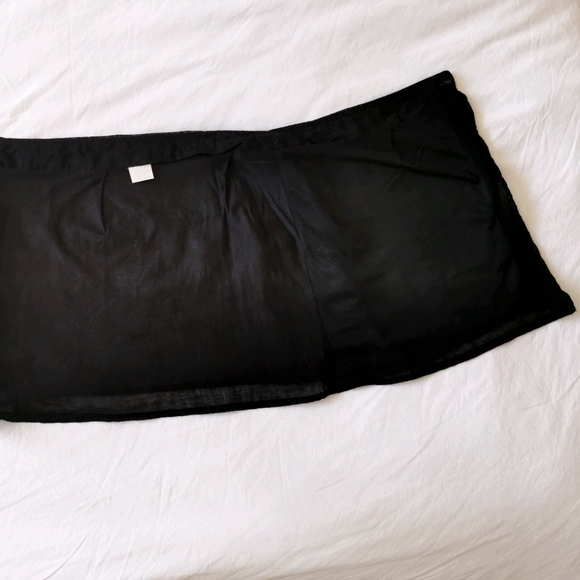 Vintage Sheer Wrap Skirt - Picture 8 of 9